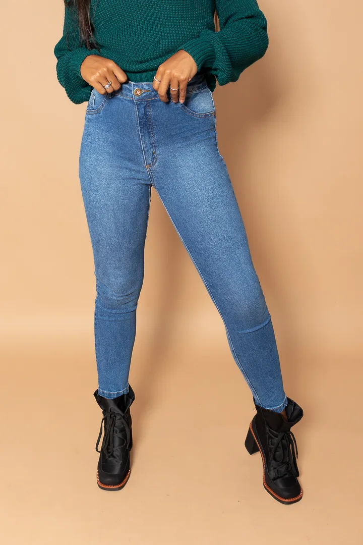 CALÇA JEANS SKINNY