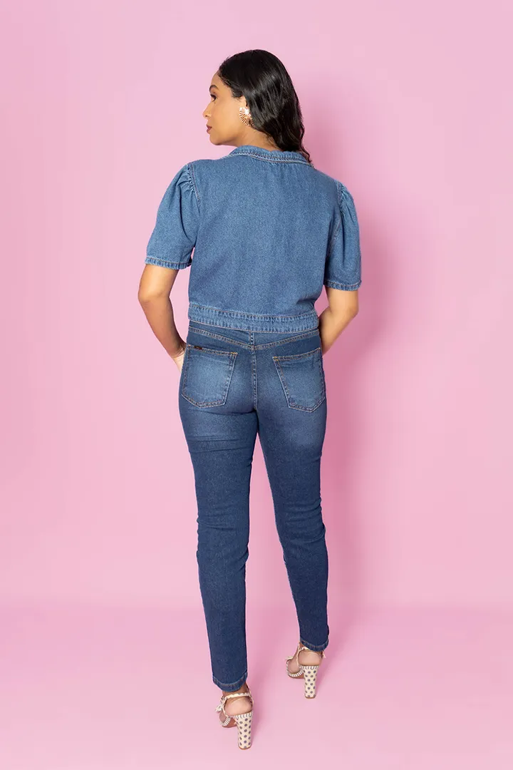 CALÇA JEANS SKINNY